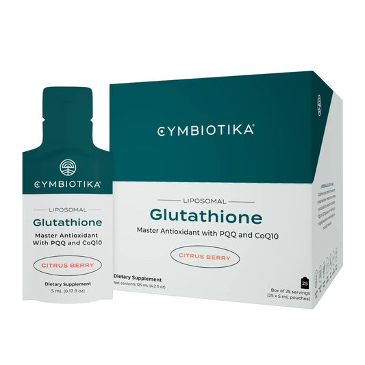 Cymbiotika Liposomal Glutathione – Master Antioxidant with PQQ & CoQ10 | Citrus Berry Flavor