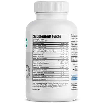 Bronson Vitamins Bronson One™ Daily Vision Complete - 180 Tablets