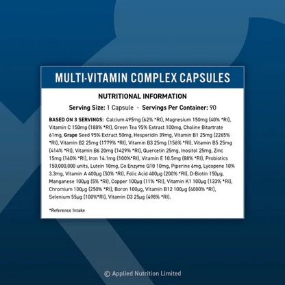 Applied Nutrition Multi-Vitamin Complex 90 Caps